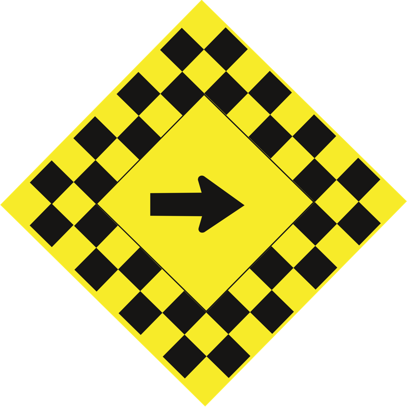 Warning Sign 90x90